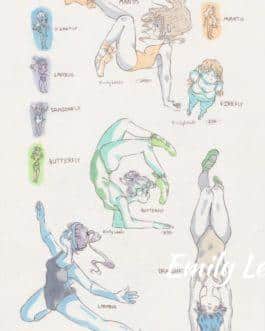 OC Alien Ballerinas Study Sheet